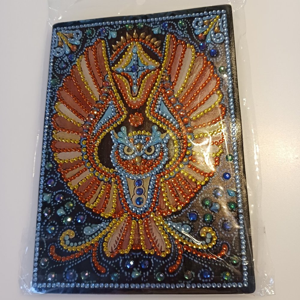 Leather bound journal owl